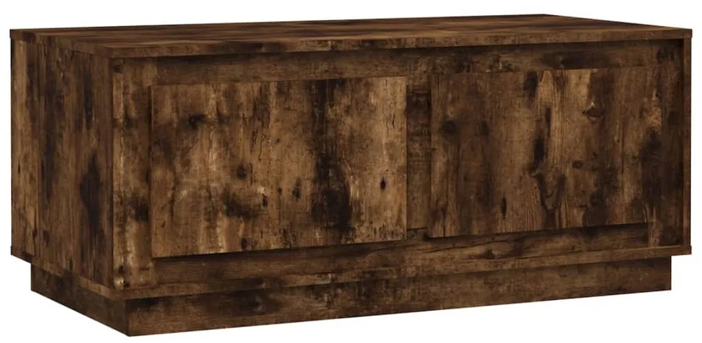 Füstös tölgy színű fatermék dohányzóasztal 102x50x44 cm