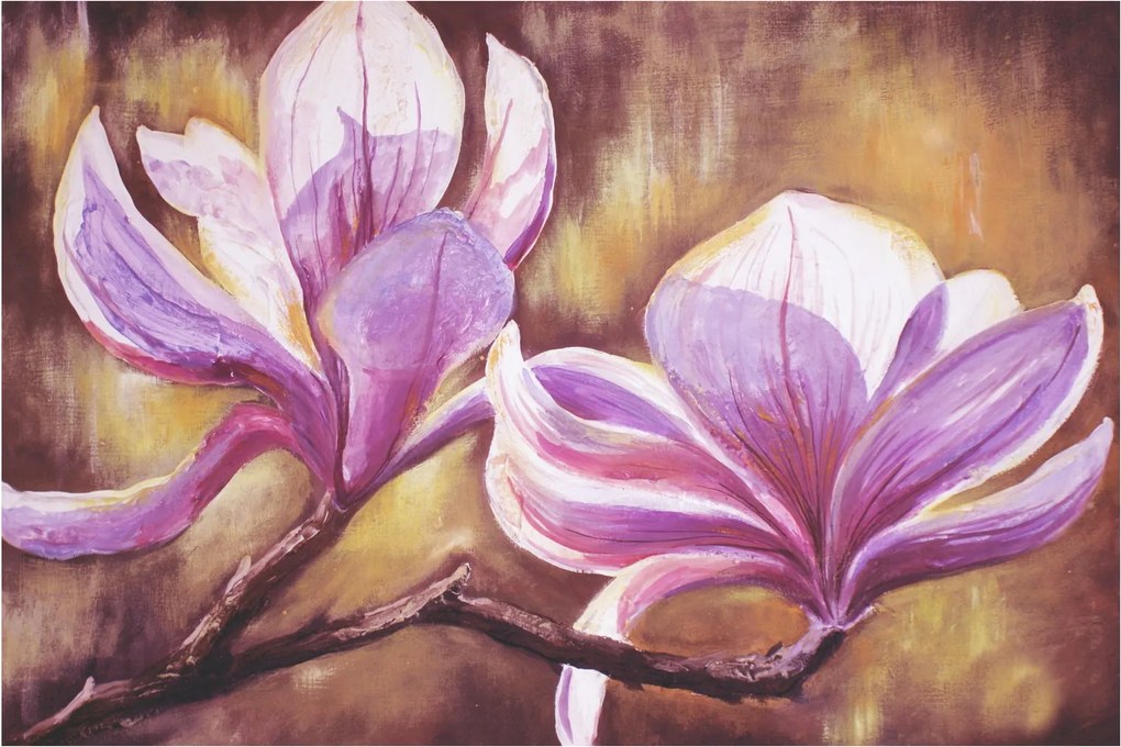 Kép - Magnólia virágok (90x60 cm)