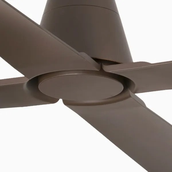 FARO 33490 - Mennyezeti ventilátor TYPHOON IP44 barna + távirányítás