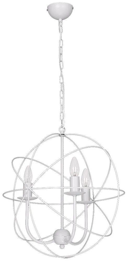 Csillár GLOBE 3 3xE14/60W fehér