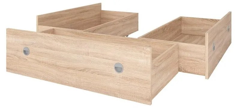 Fiók az ágy alá Nepo Plus 140 cm (szonoma tölgy) (3 db.). 1098324