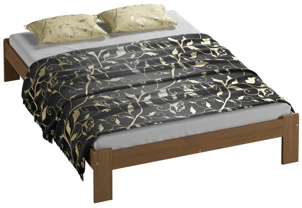 Fa ágy 120x200 Adéla tölgy