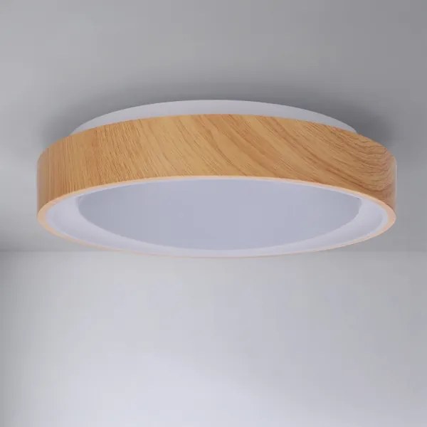Brilagi - LED mennyezeti lámpa FLOCO LED/24W/230V Ø 30 cm fa/fehér