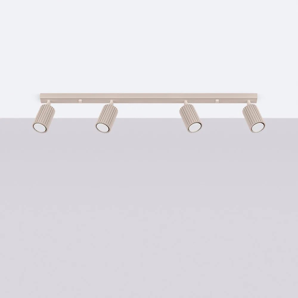 Szürkésbarna fém spotlámpa 6,5x81 cm Gleam – Sollux