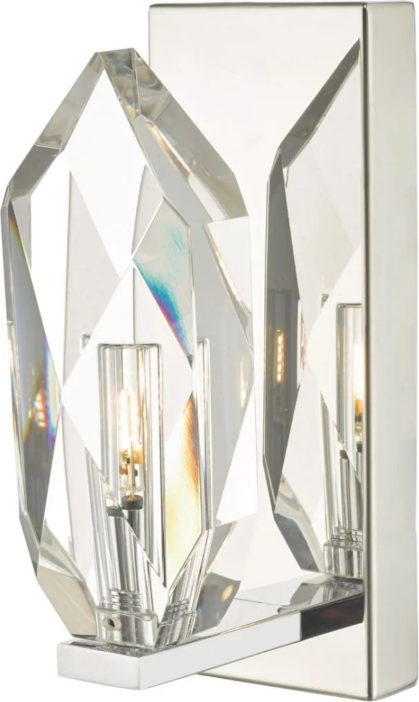DAR LIGHTING CRY0750 CRYSTAL Kristály Fali Lámpa Csiszolt króm IP20