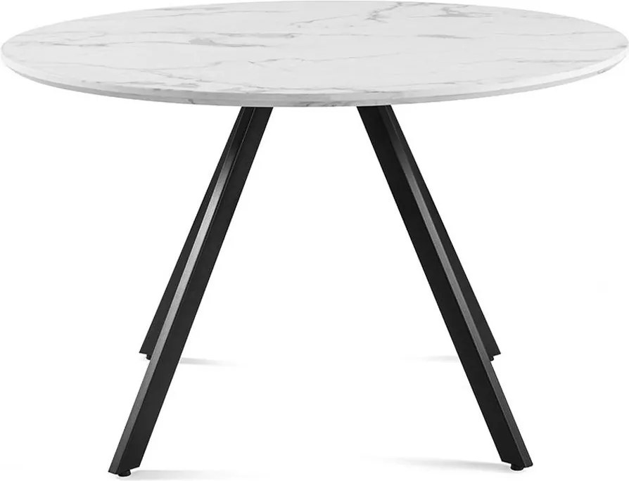 AVENBERG RONDO Étkezőasztal - Ø120, fehér