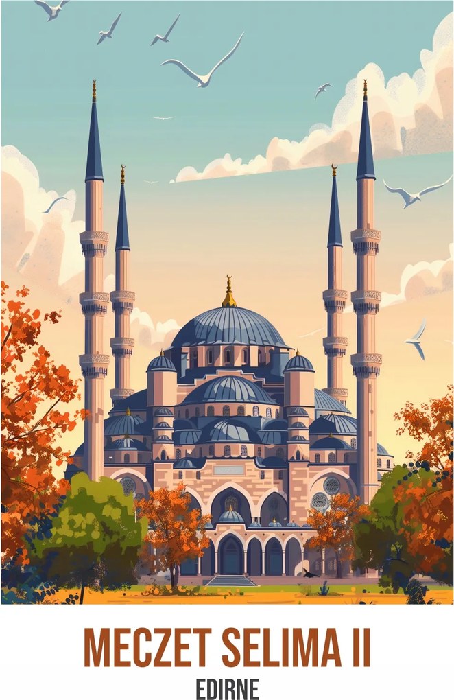 Poszter 42x59,4cm Selima II mecset