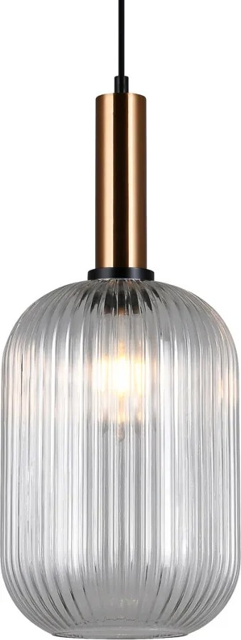 ITALUX PND-5588-1L-BRO-CL ANTIOLA Egyágú Függesztett Lámpa Fém E27 IP20