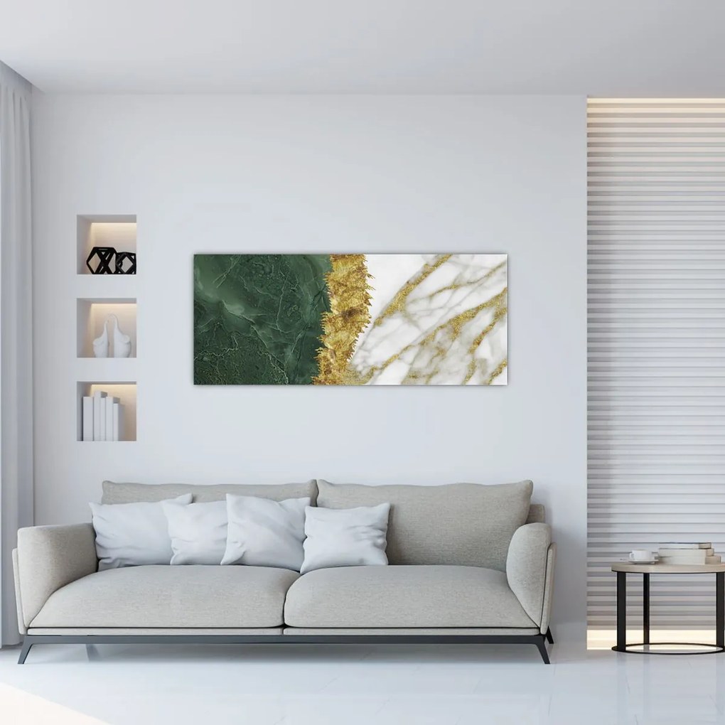 Kép - Zöld márvány N⁰1 (120x50 cm)