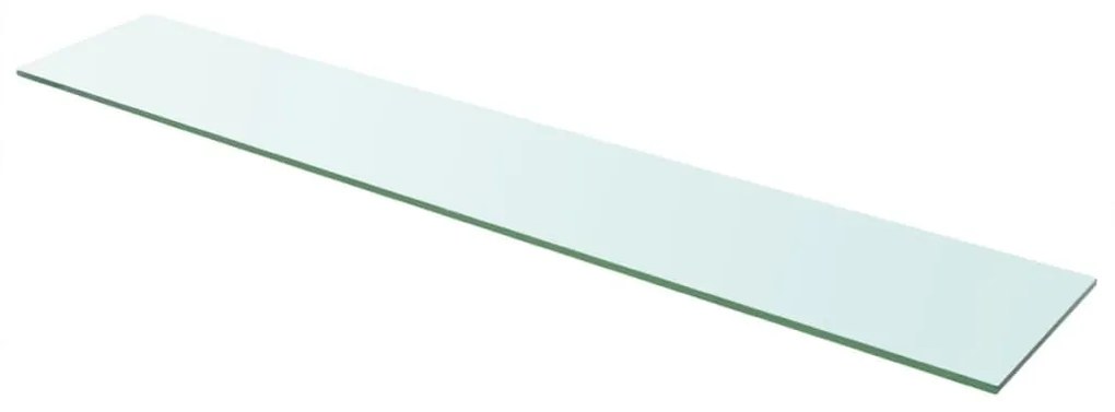 Átlátszó üvegpolc 110x20 cm
