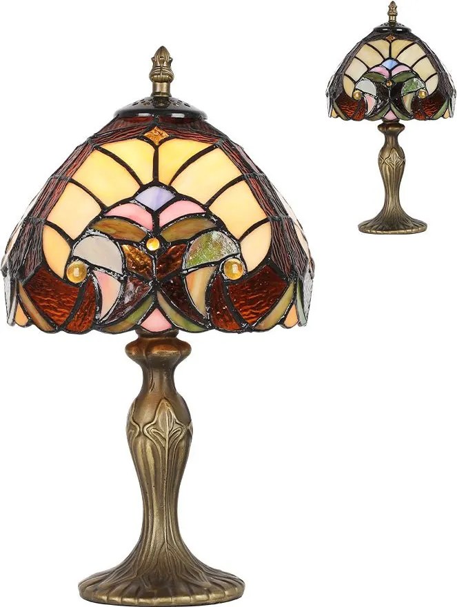 Prezent TIFFANY XX. 1701 Asztali lámpa 1x40W/E14 IP20
