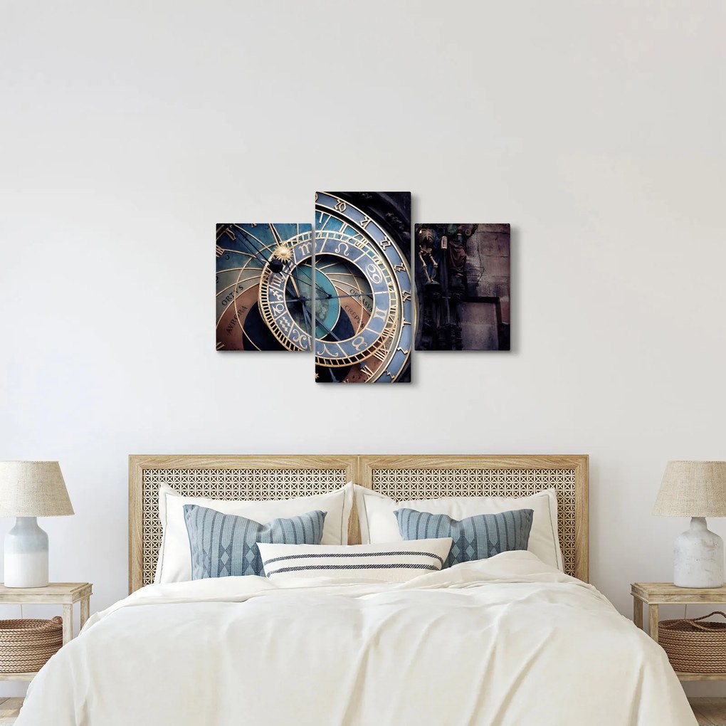 Kép - Orloj, Prága (90x60 cm)