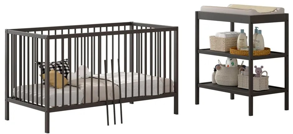 Bükkfa gyerek bútor szett 2 db-os Dino – Vipack