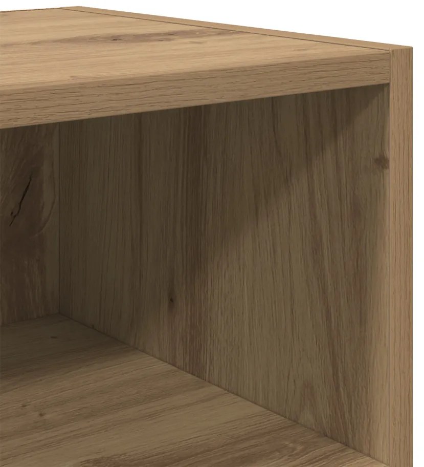 Éjjeli Szekrények 2 db Kézműves tölgy 40x30x50 cm Mérnöki fa