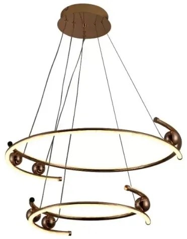 LED állítható fényerejű csillár kábellel LED/80W/230V 3000-6500K + DO