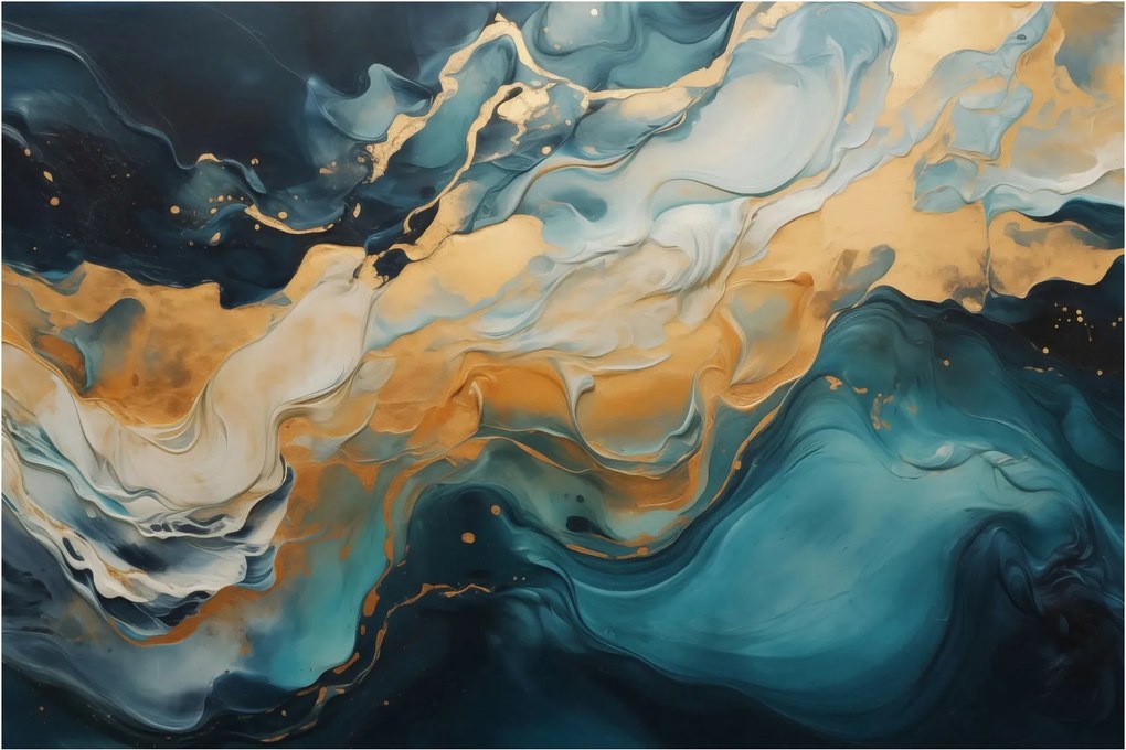 Kép - Absztrakció (90x60 cm)