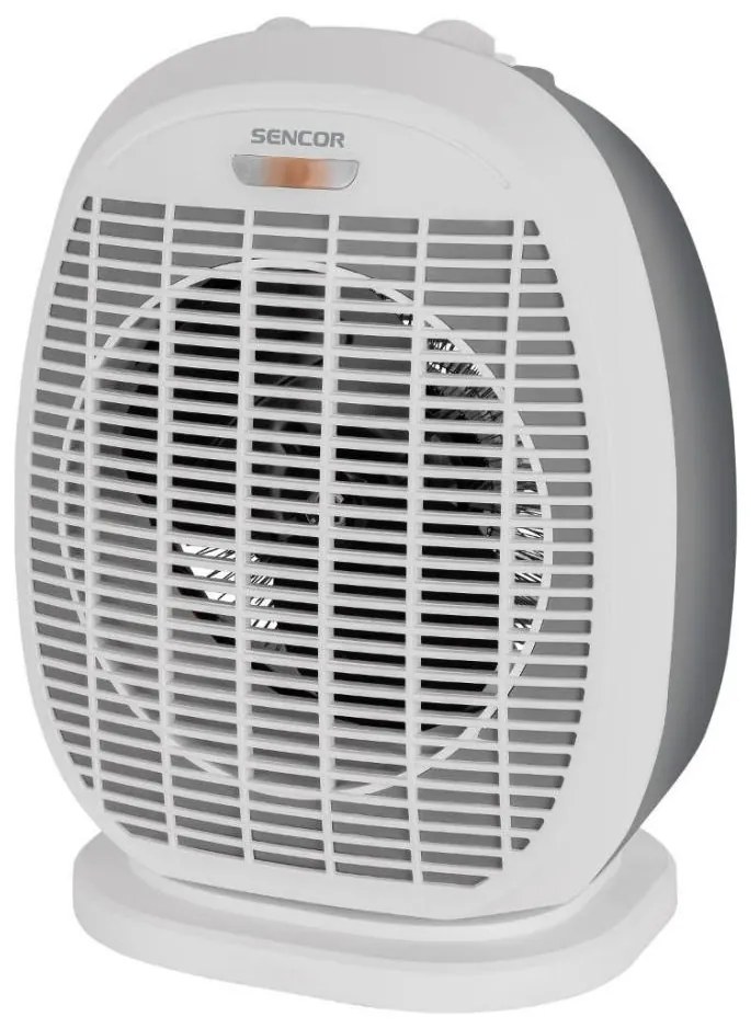 Sencor - Ventilátoros fűtőtest 1200/2000 W/230 V fehér/szürke