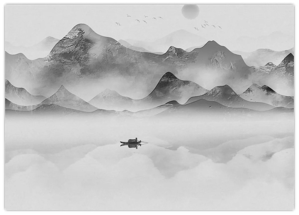 Kép - Japán tó (70x50 cm)