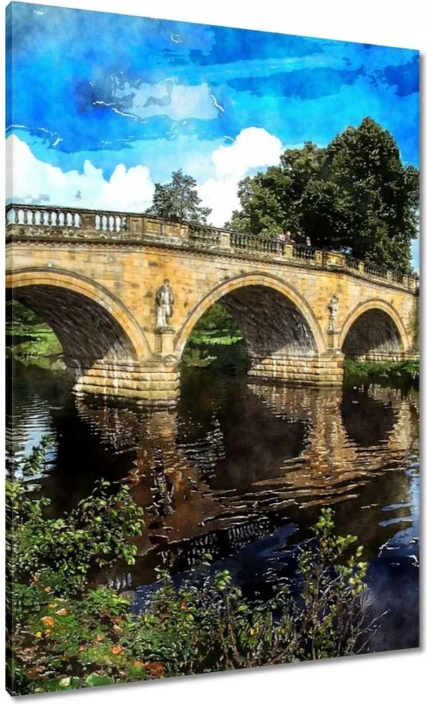 Vászonkép 70x100 Híd Tájkép Híd