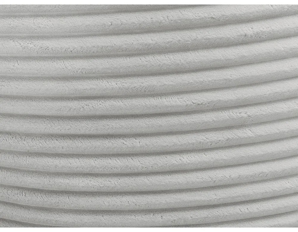 Világosszürke kordbársony babzsákfotel Socrate – Bobochic Paris