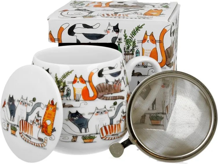 Fűszeres bögre Lusta Macskák 400 ml