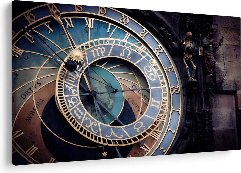 Kép - Orloj, Prága (90x60 cm)