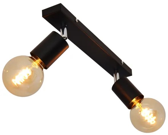 Spotlámpa TUNE 2xE27/20W/230V fekete