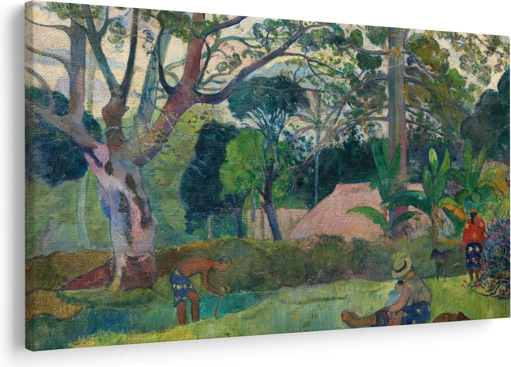 Kép - Paul Gauguin, Te raau rahi (The Big Tree), reprodukciók (90x60 cm)