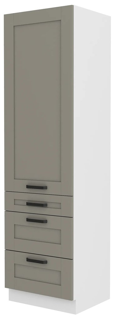 Élelmiszer szekrény Lucid 60 DKS 210 3S 1F (claygrey + fehér). 1045462