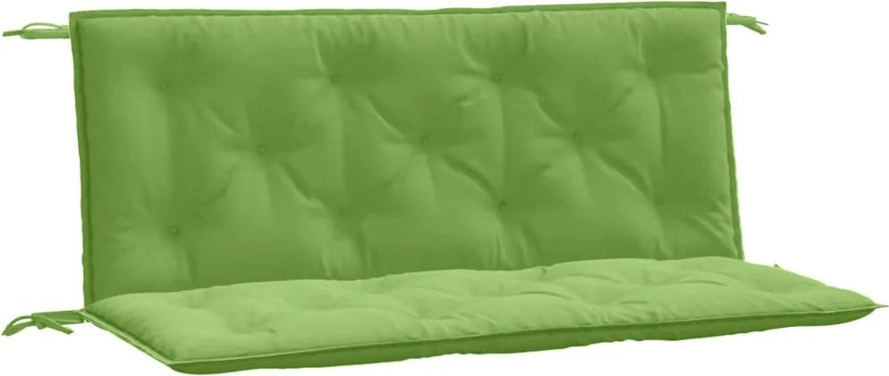 vidaXL 2 db melange zöld szövet kerti padpárna 120x50x7 cm