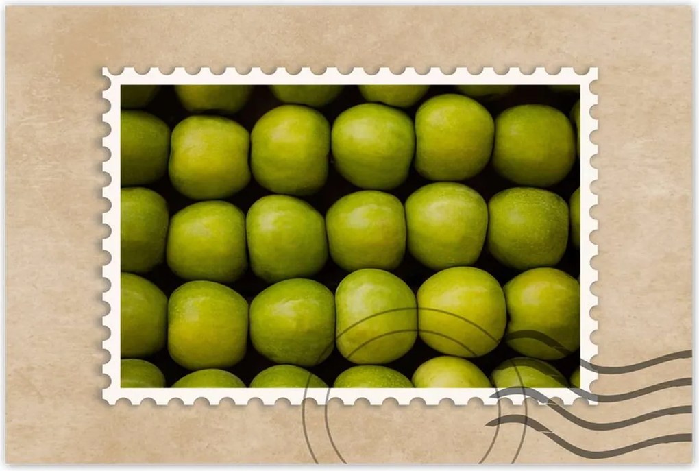 Poszterek 90x60 Zöld alma Alma