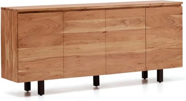 Natúr színű akácfa komód 200x88x40 cm Uxue – Kave Home
