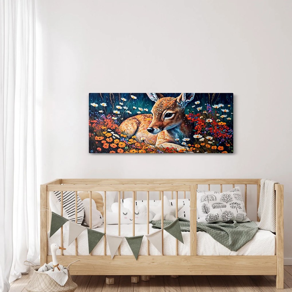Kép - Festett szarvas (120x50 cm)
