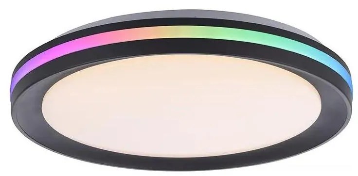 JUST LIGHT. 7509018 - GANGES LED RGBW mennyezeti lámpa 24W/230V + DO