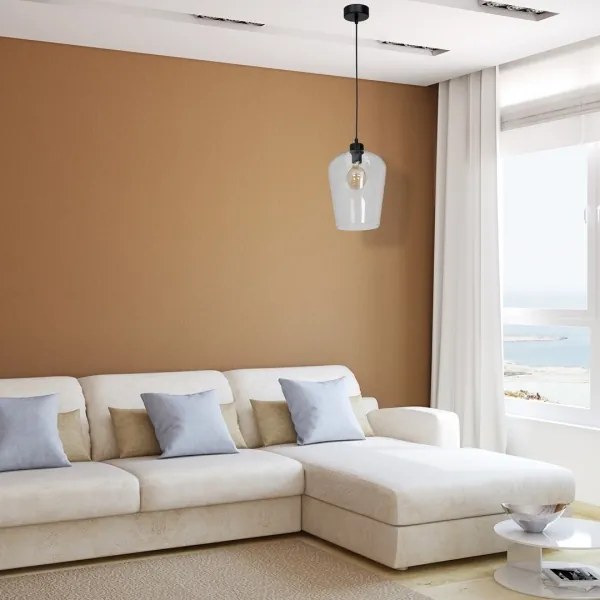 Csillár SANTIAGO 1xE27 / 60W / 230V átlátszó