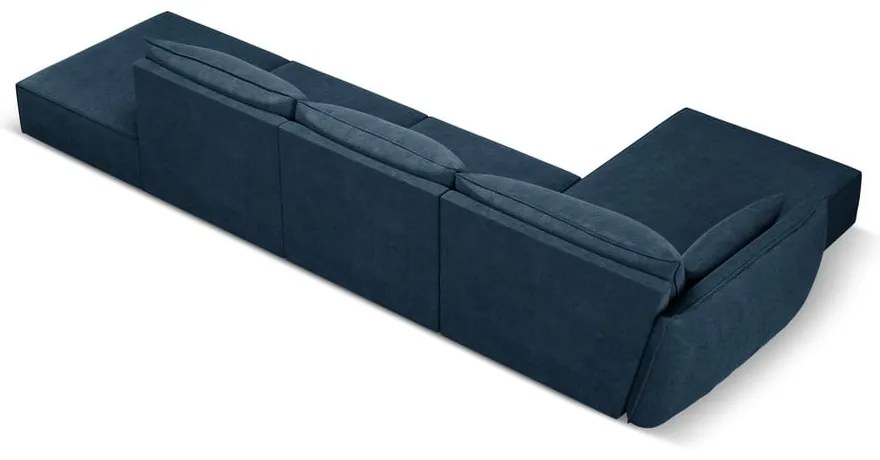 Sötétkék sarokkanapé (bal oldali) Vanda – Mazzini Sofas