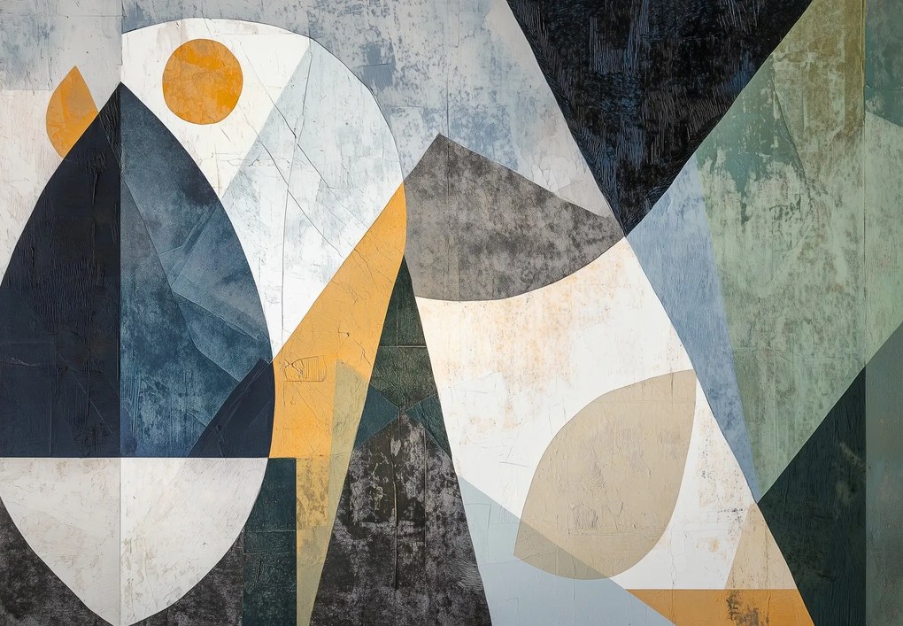 Fotótapéta - Természetes geometriai absztrakció I. (147x102 cm)