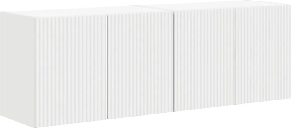 vidaXL TV Fali Szekrény 2 pcs Fehér 59,5 x 31 x 40 cm Faanyag