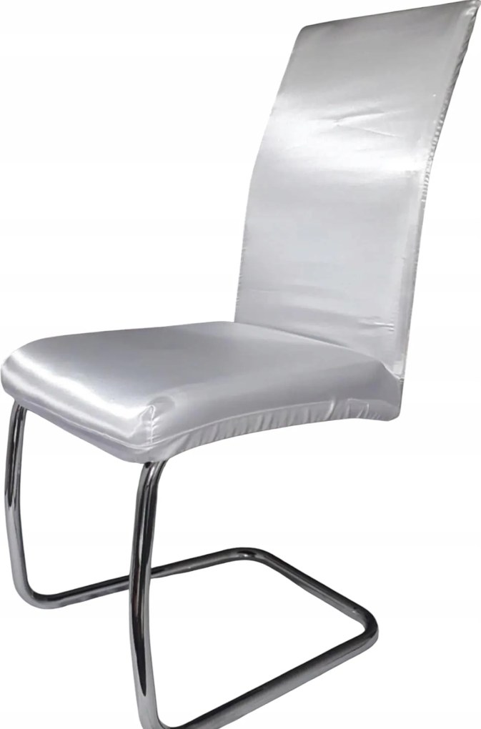 Bőr székhuzat Fehér Atlas Szatén Nappali Elegáns 1db