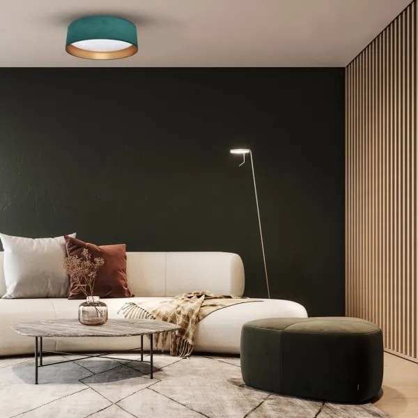 LED Mennyezeti lámpa RONDO LED/18W/230V zöld