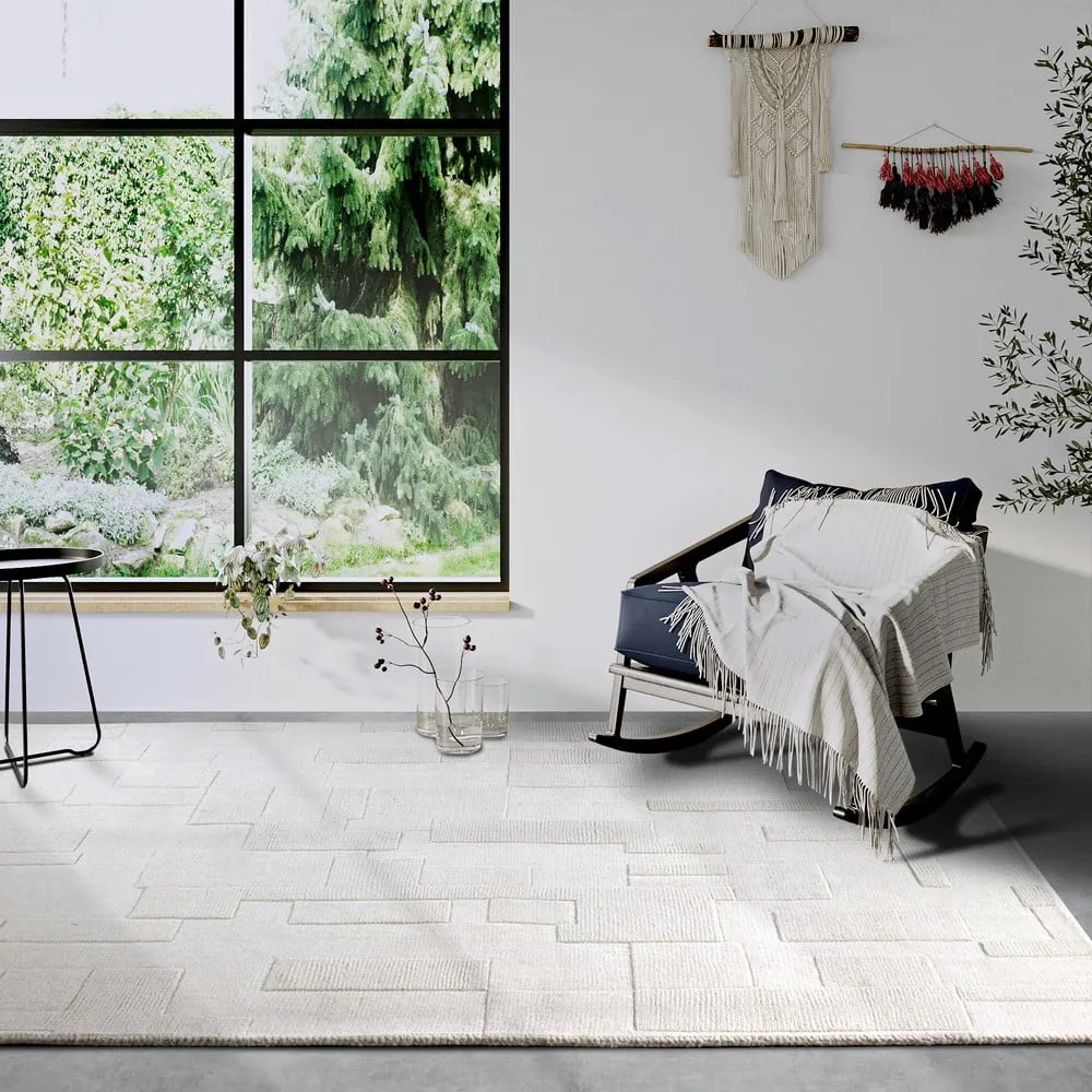 Krémszínű kézi szövésű gyapjú szőnyeg 190x280 cm Wilhelmine – Villeroy&amp;Boch