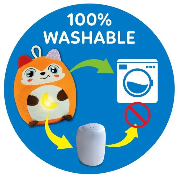 Róka Twinkle Twinkle éjszakai fény és játék Clementoni