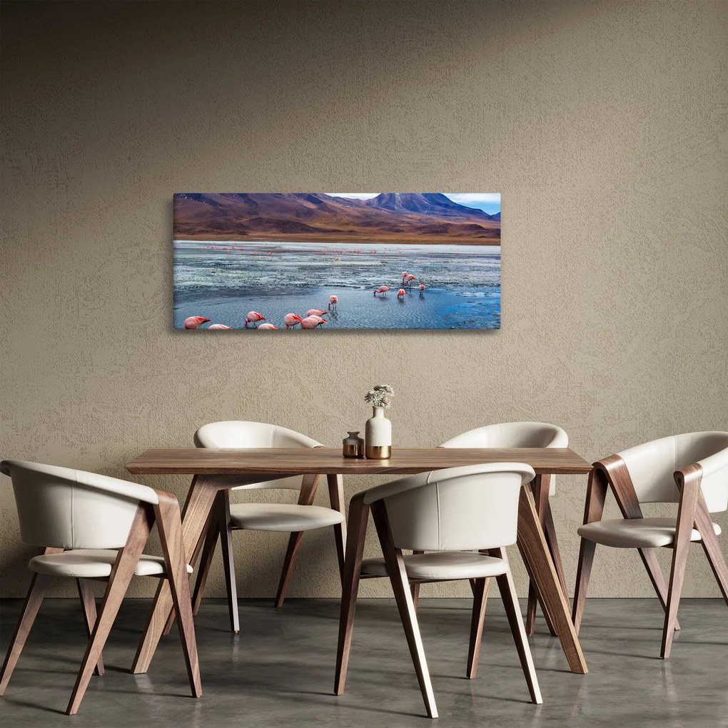 Kép - Flamingók (120x50 cm)