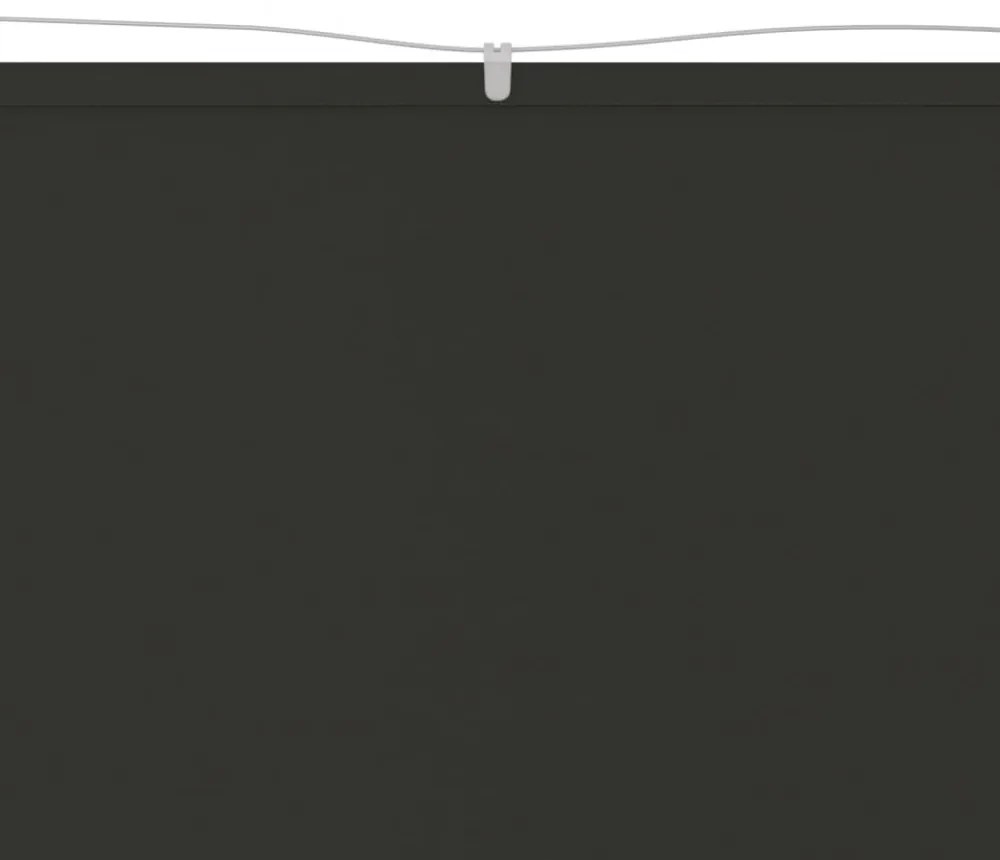 antracitszürke oxford-szövet függőleges napellenző 140 x 600 cm