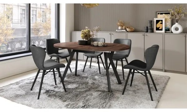 ARTUR étkezőasztal, tölgy/fekete