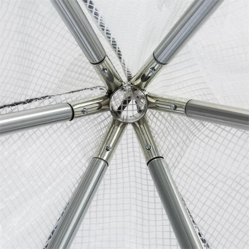 Greenshelter S fóliasátor, teleltető sátor, 130x150cm, acél csövek Ø25mm, PVC