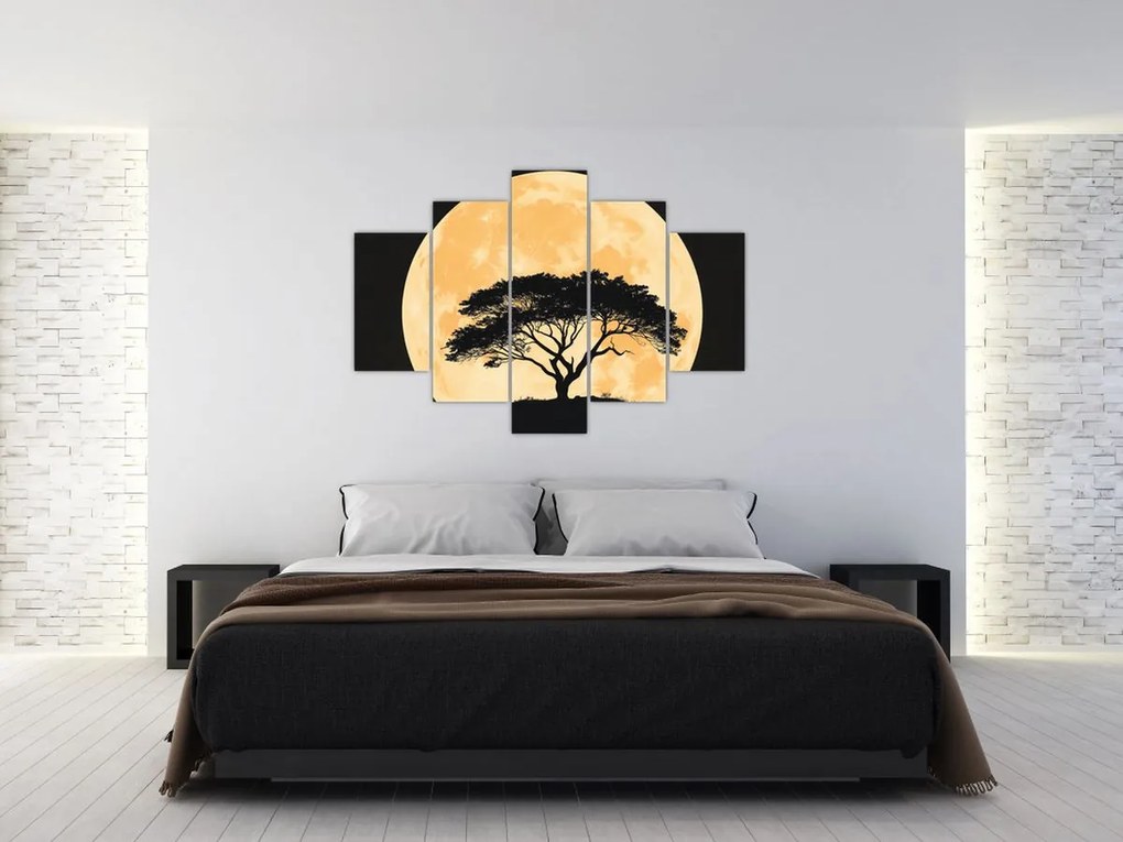 Kép – Fa arany teliholdban II. (150x105 cm)