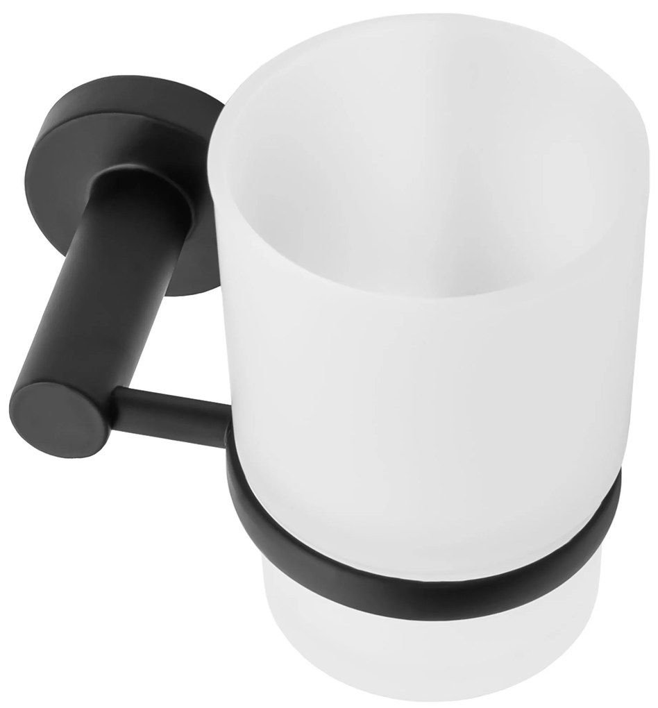 Fürdőszobai pohár Black 322211