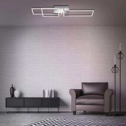 LED mennyezeti lámpa LED/42W/230V 3000K matt króm