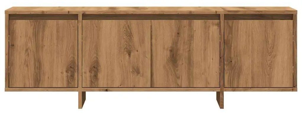 kézműves tölgy színű szerelt fa TV-szekrény 120 x 30 x 40,5 cm